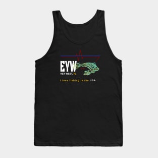 Key West Florida, I love fishing in the USA Tank Top